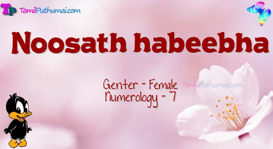 Noosath habeebha-babyname-meaning